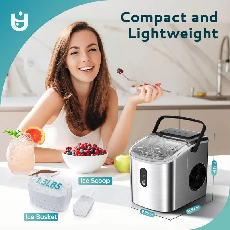 EUHOMY Countertop Ice Maker