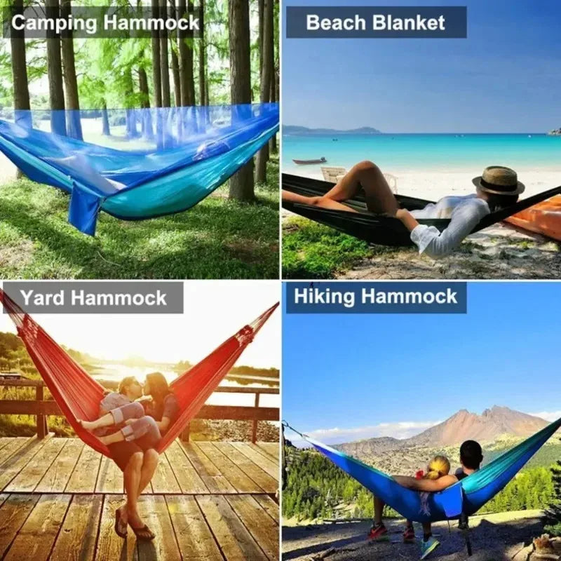 Outdoor Hammock with Net for Camping