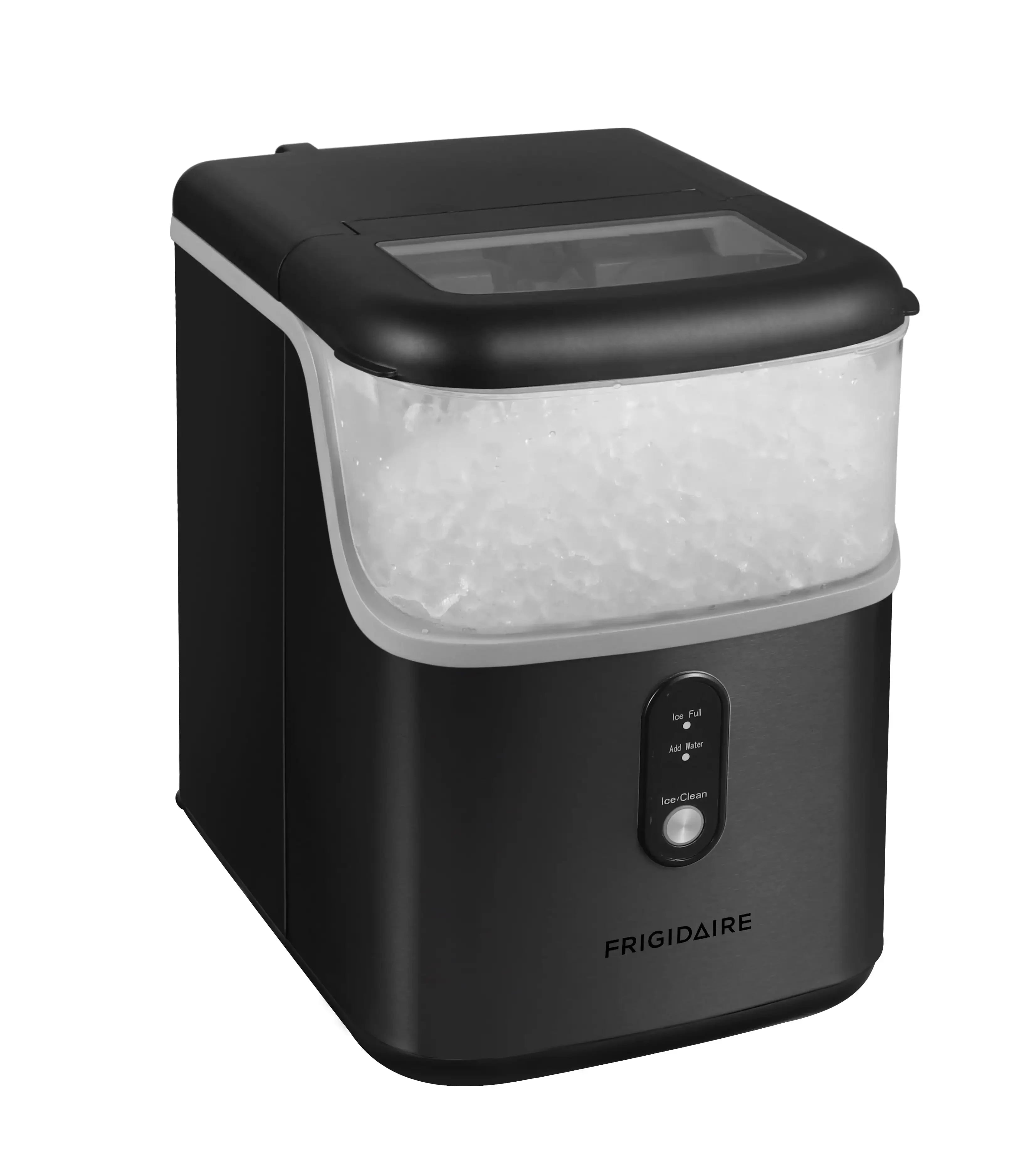 Frigidaire, 33 Lbs. Nugget Ice Maker, Black Stainless Steel, EFIC228