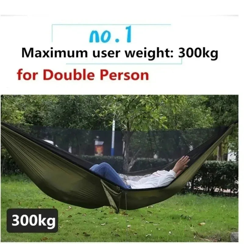 Outdoor Hammock with Net for Camping